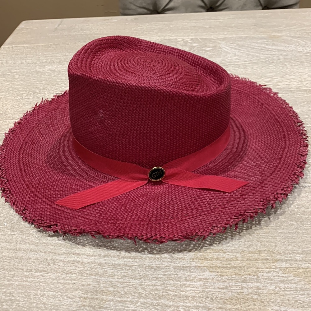 NWOT Gladys Tamez Straw Hat - Picture 2 of 10